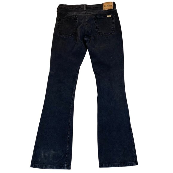 Levis Strauss Signature Jeans Misses 10 Long Bootcut Stretch Denim Black Cotton - Picture 2 of 11